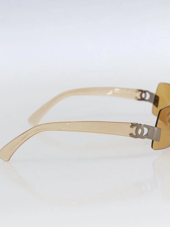 CHANEL Sunglasses plastic Brown CC Auth - Picture 4 of 11